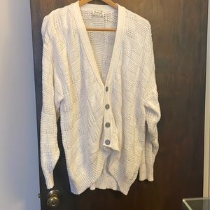 Protege made in USA white vintage cardigan